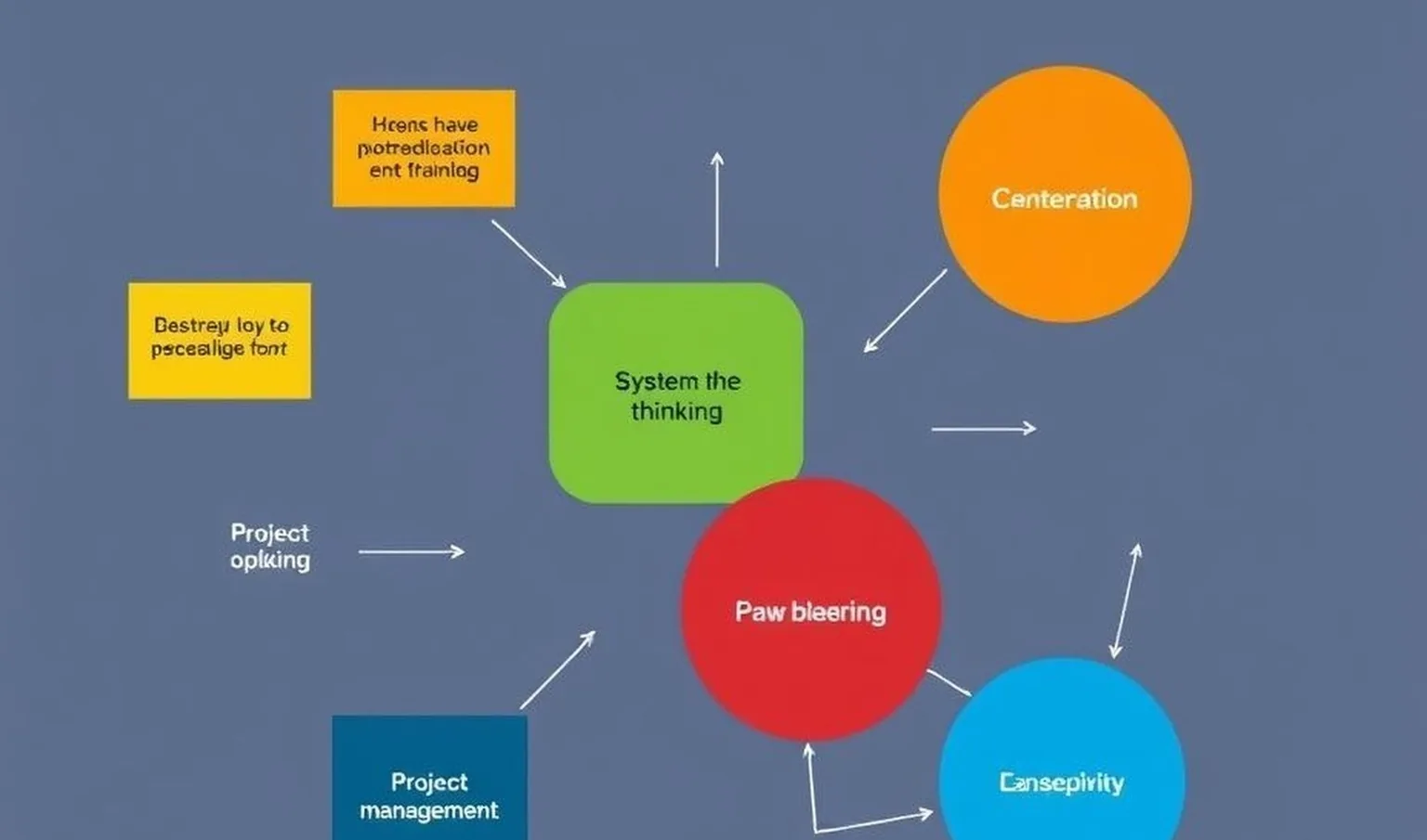 Systems Thinking Project Management Diagram